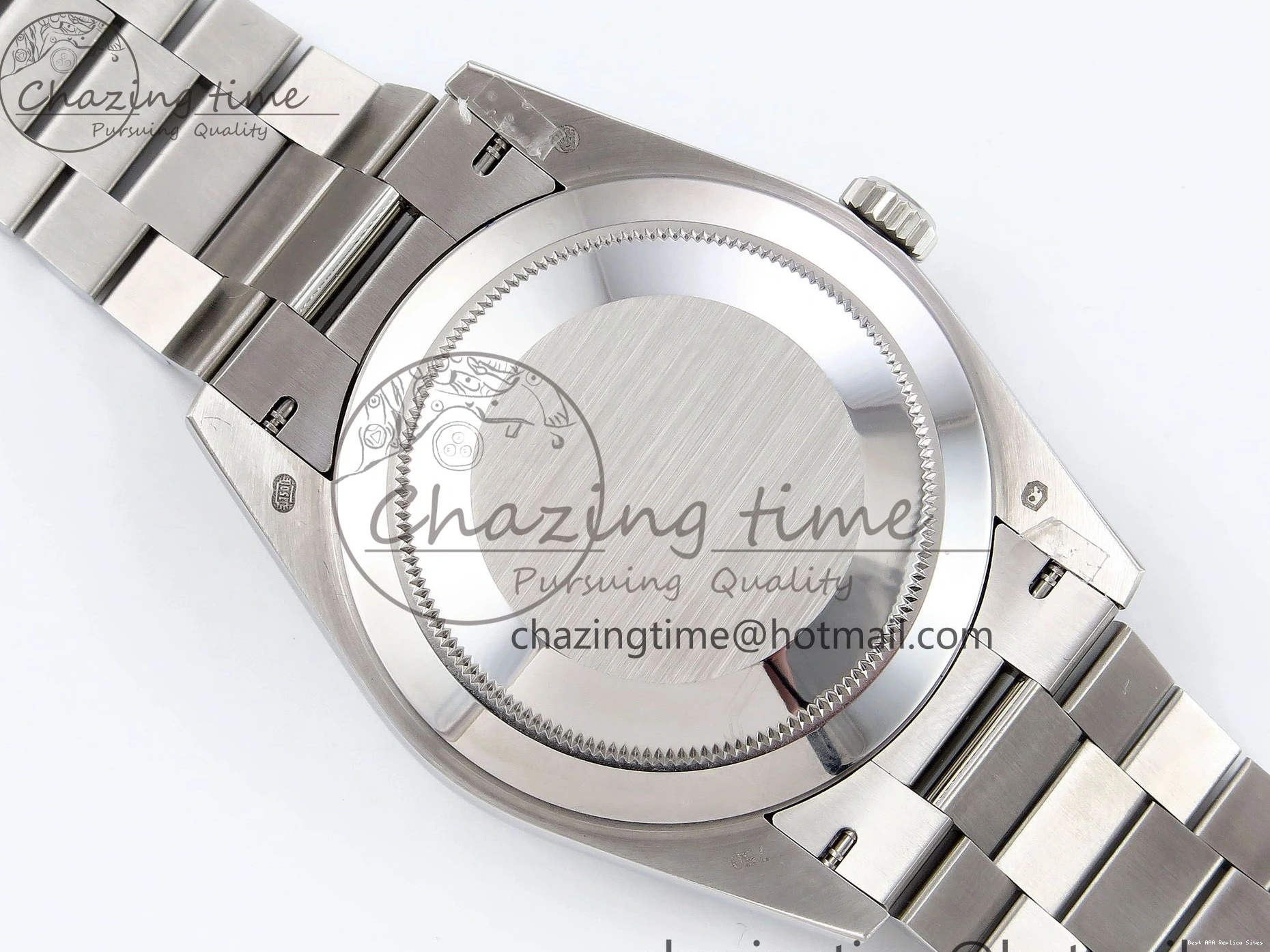 Best AAA Replica Sites Bracelet JDF 1440 V3 904L on TravelReady (Gain President 40 DayDate Weight) Steel VR3255 SS Dial Green Roman 1218